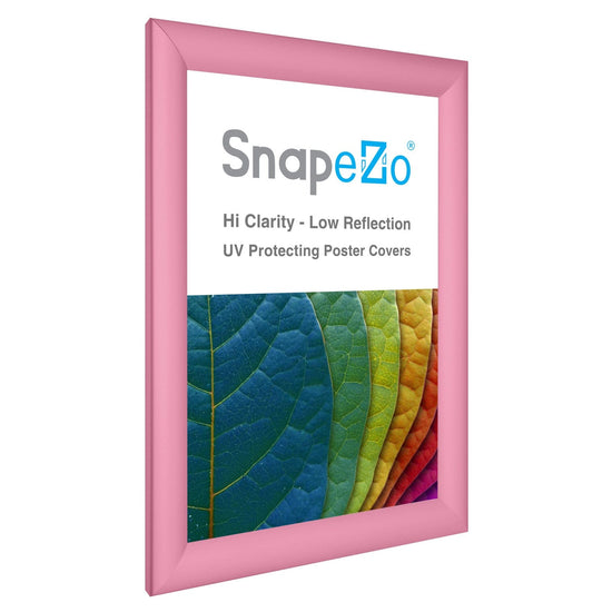 11x17 Pink SnapeZo® Snap Frame - 1.2" Profile - Snap Frames Direct