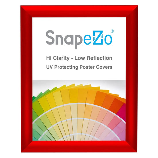 8.5x11 Red SnapeZo® Snap Frame - 1" Profile - Snap Frames Direct