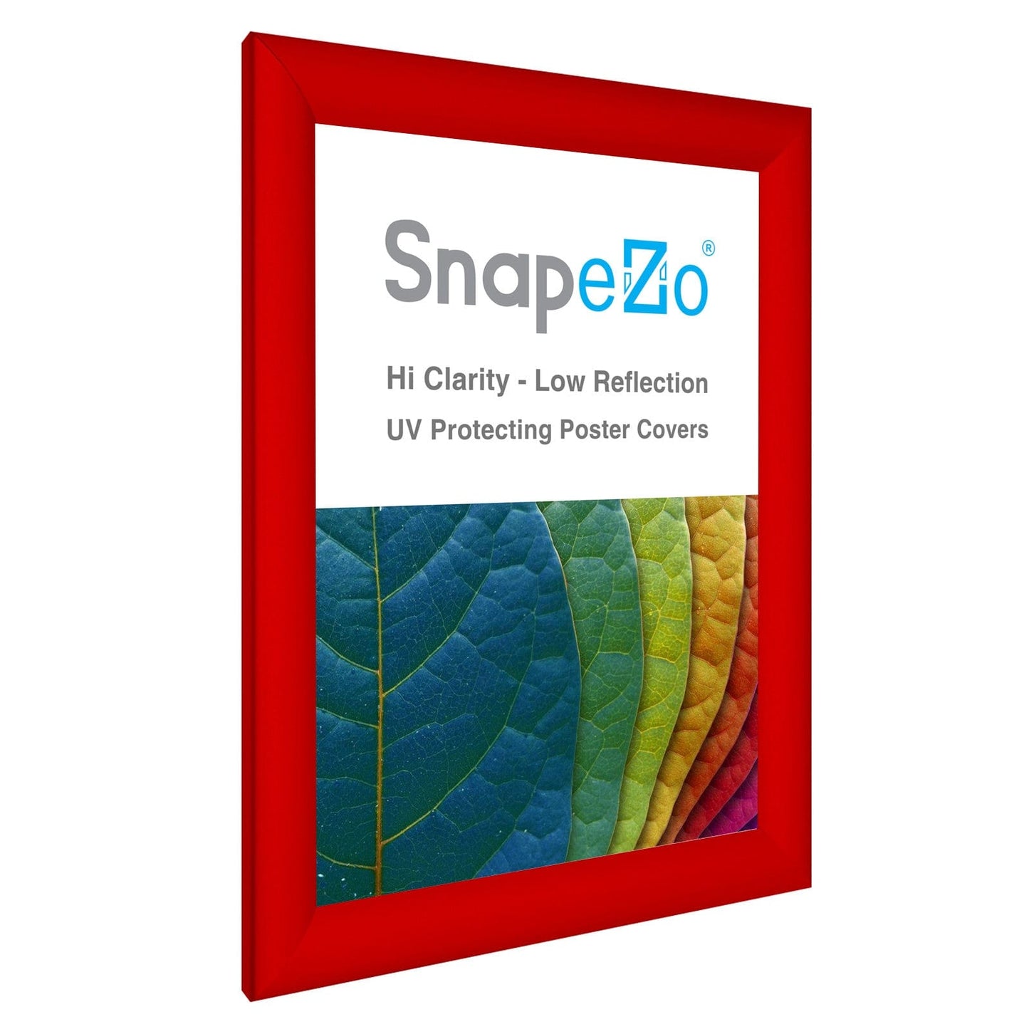 A4 Red SnapeZo® Snap Frame - 1.2" Profile - Snap Frames Direct