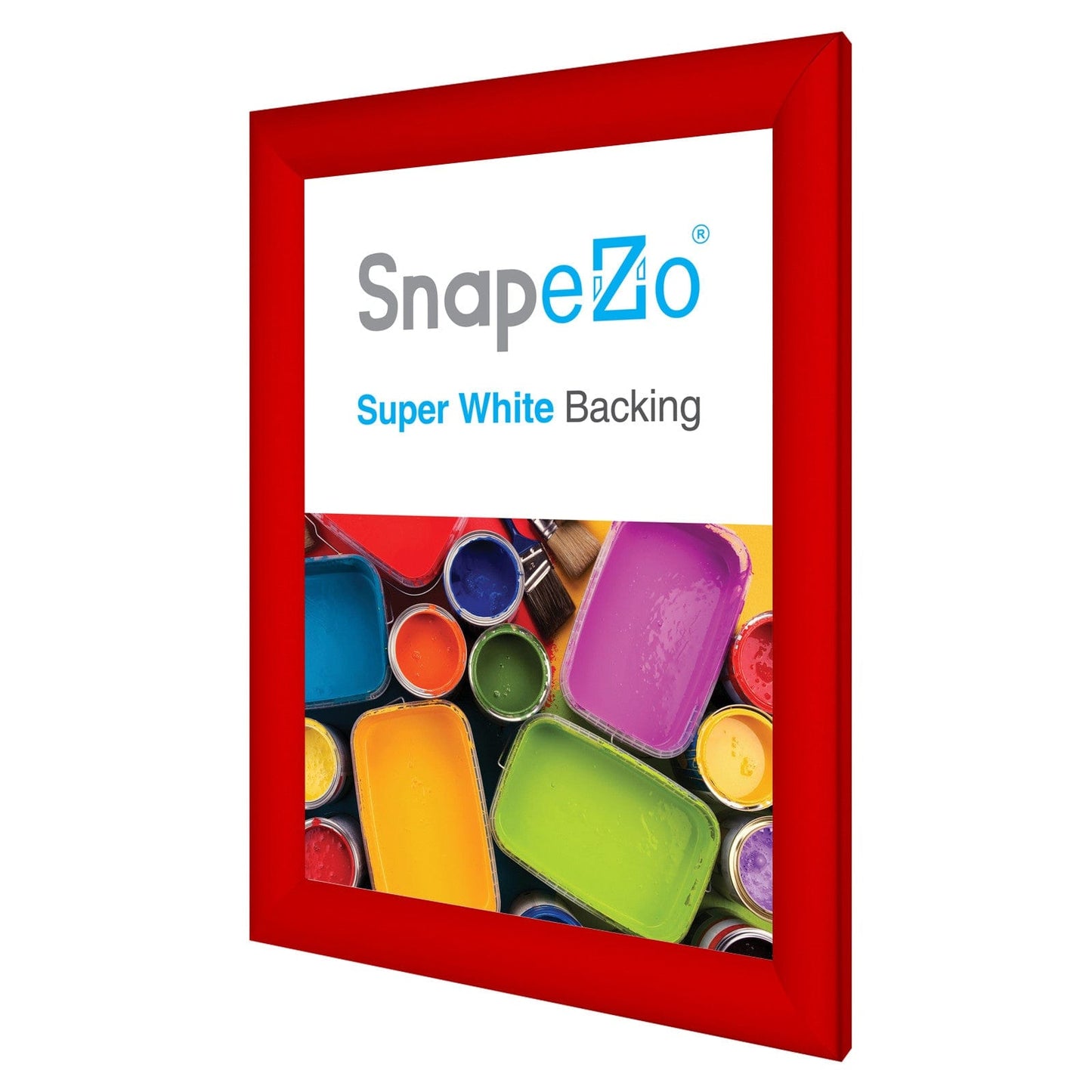 A4 Red SnapeZo® Snap Frame - 1.2" Profile - Snap Frames Direct