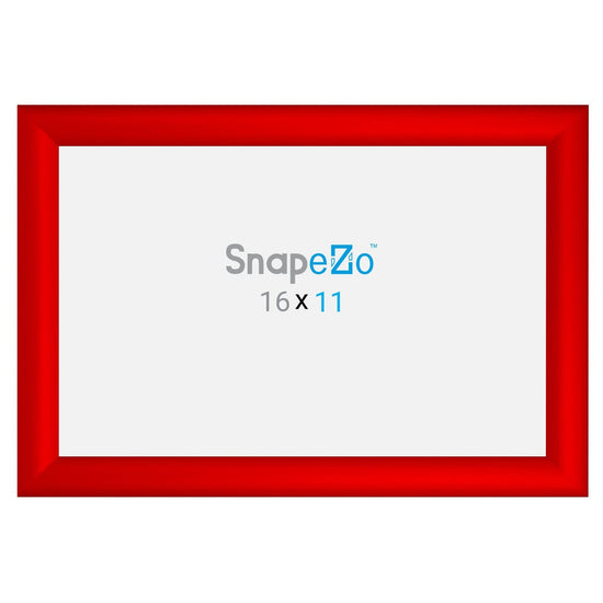 11x16 Red SnapeZo® Snap Frame - 1.2" Profile - Snap Frames Direct