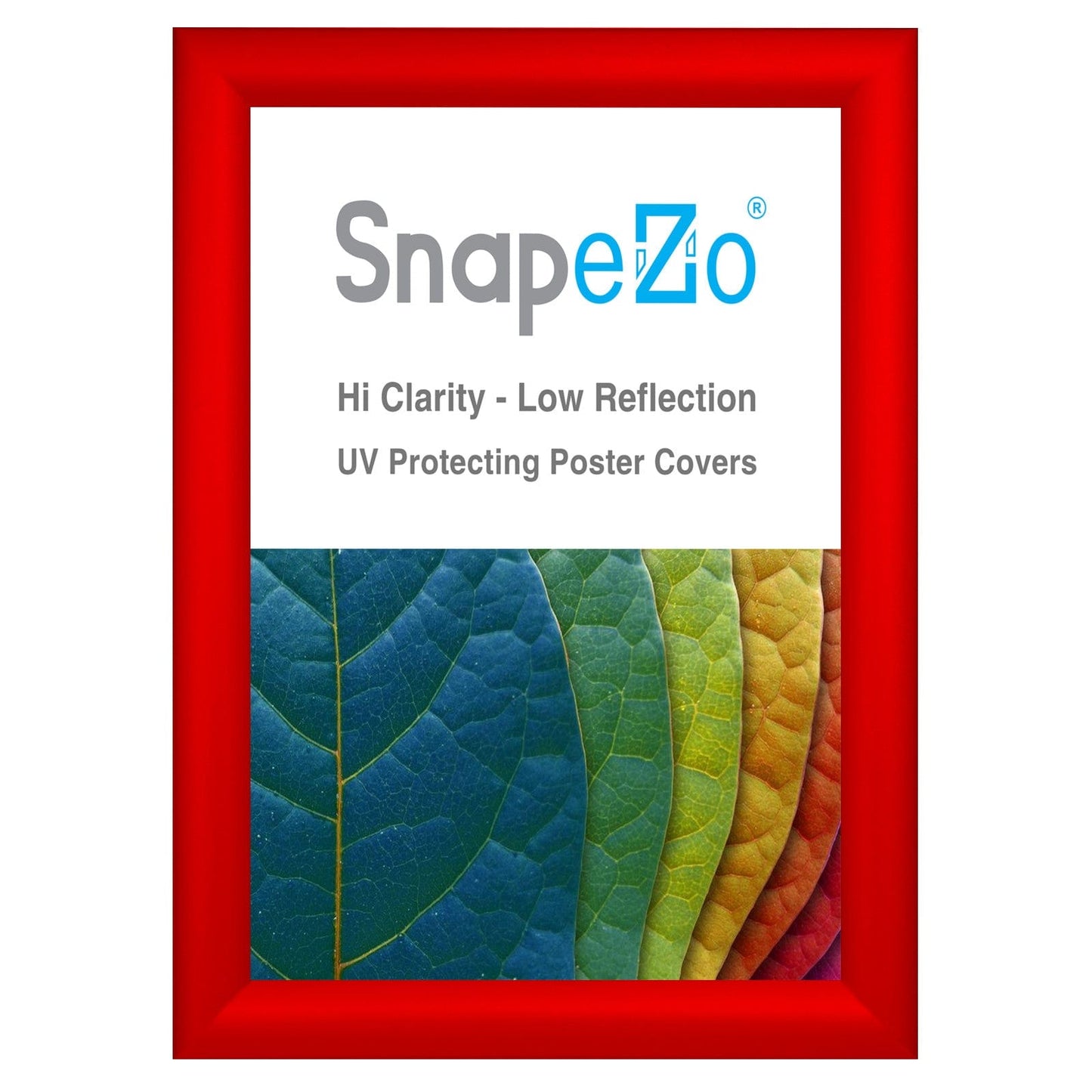 8x10 Red SnapeZo® Snap Frame - 1.2" Profile - Snap Frames Direct