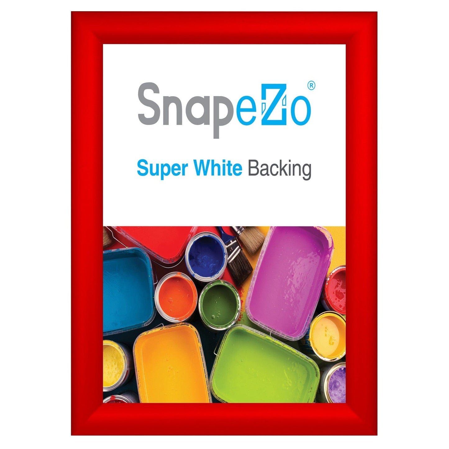 11x14 Red SnapeZo® Snap Frame - 1.2" Profile - Snap Frames Direct