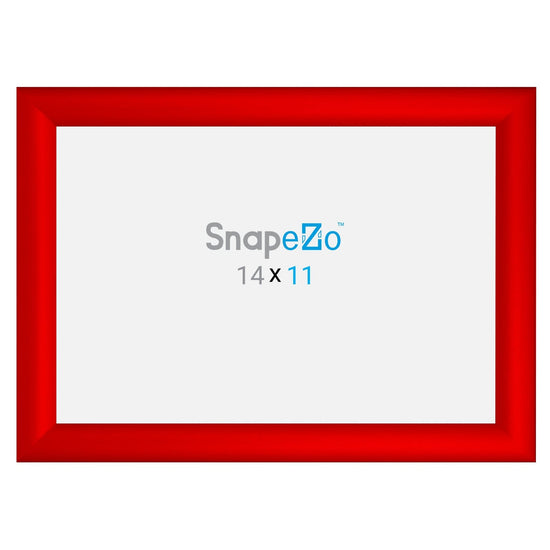 11x14 Red SnapeZo® Snap Frame - 1.2" Profile - Snap Frames Direct