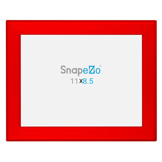 8.5x11 Red SnapeZo® Snap Frame - 1.25" Profile - Snap Frames Direct