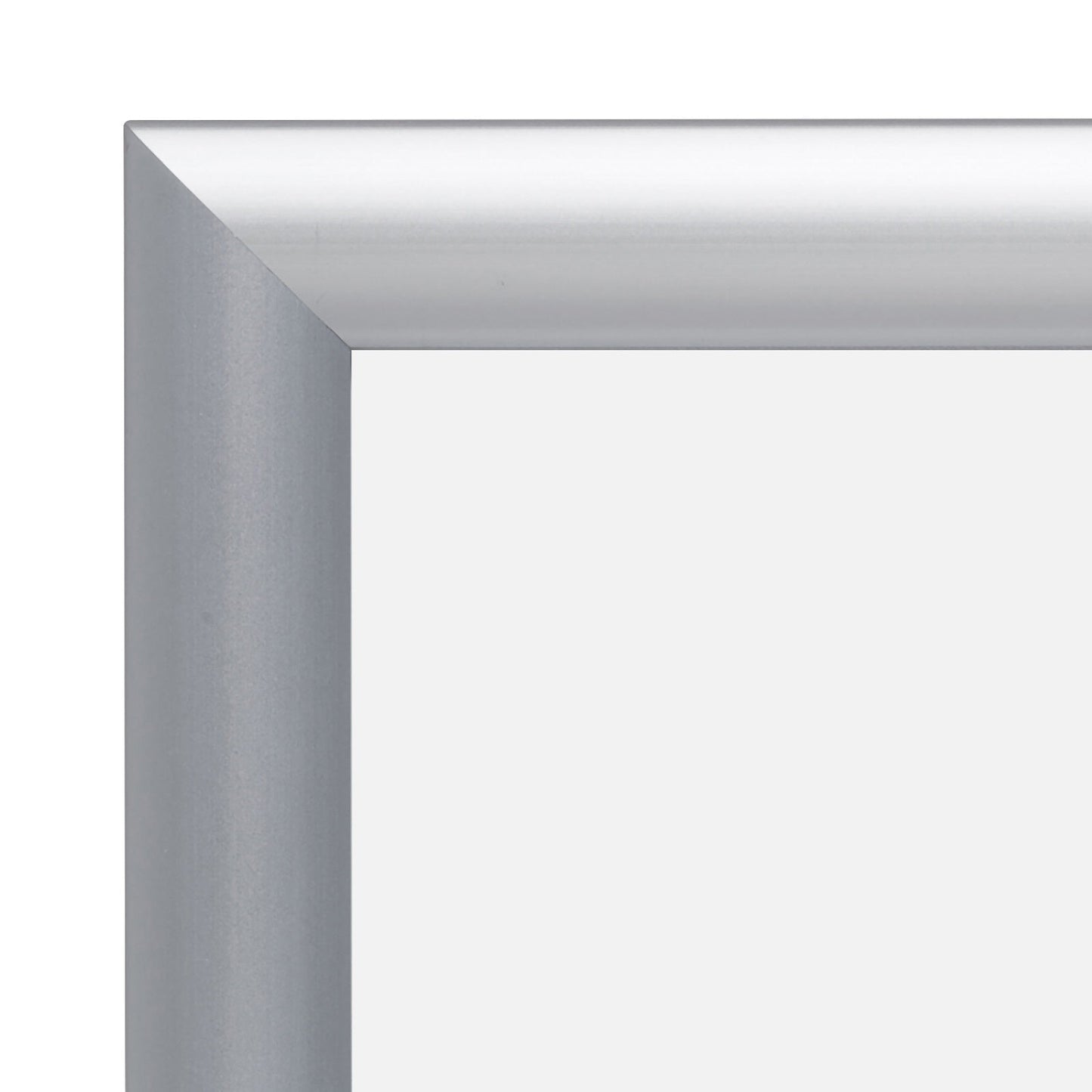 11x14 Silver Snap Frame - 1" Profile - Snap Frames Direct