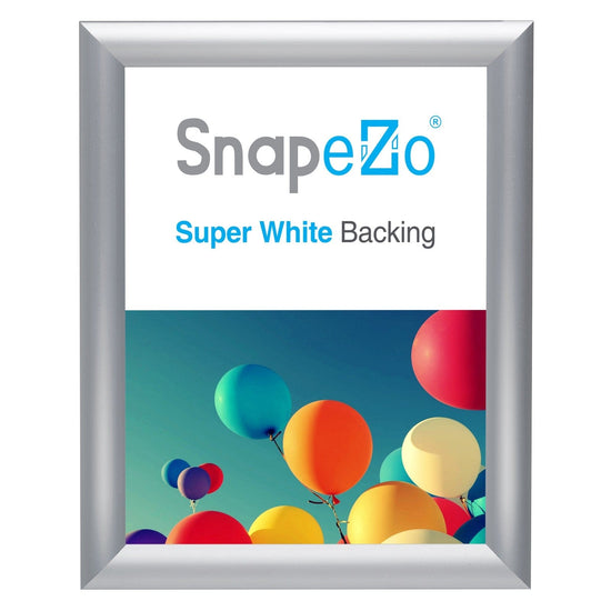 8x10 Silver SnapeZo® Poster Snap Frame 1" - Snap Frames Direct