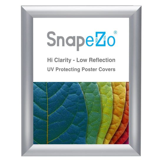 8x10 Silver SnapeZo® Poster Snap Frame 1" - Snap Frames Direct