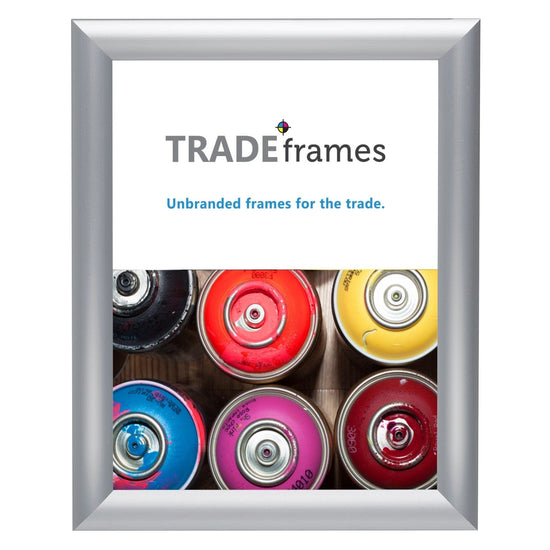 11x14 Silver Snap Frame - 1" Profile - Snap Frames Direct