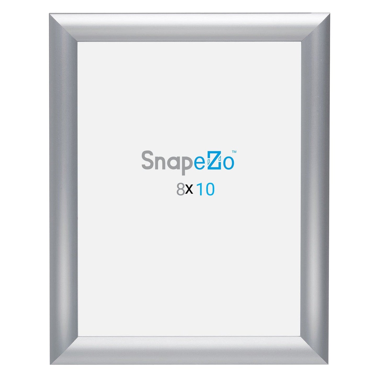 8x10 Silver SnapeZo® Poster Snap Frame 1" - Snap Frames Direct