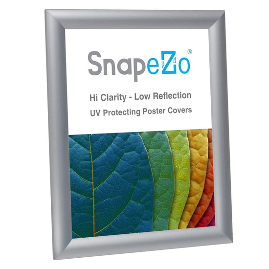 8x10 Silver SnapeZo® Poster Snap Frame 1" - Snap Frames Direct