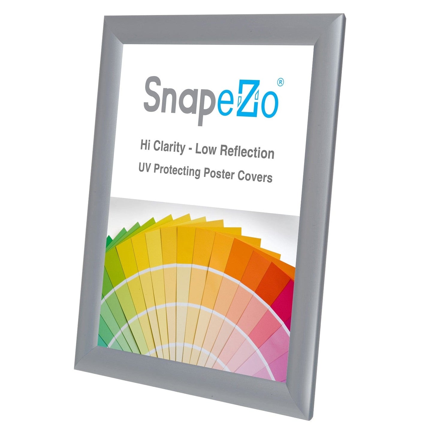 8x10 Silver SnapeZo® Poster Snap Frame 1" - Snap Frames Direct