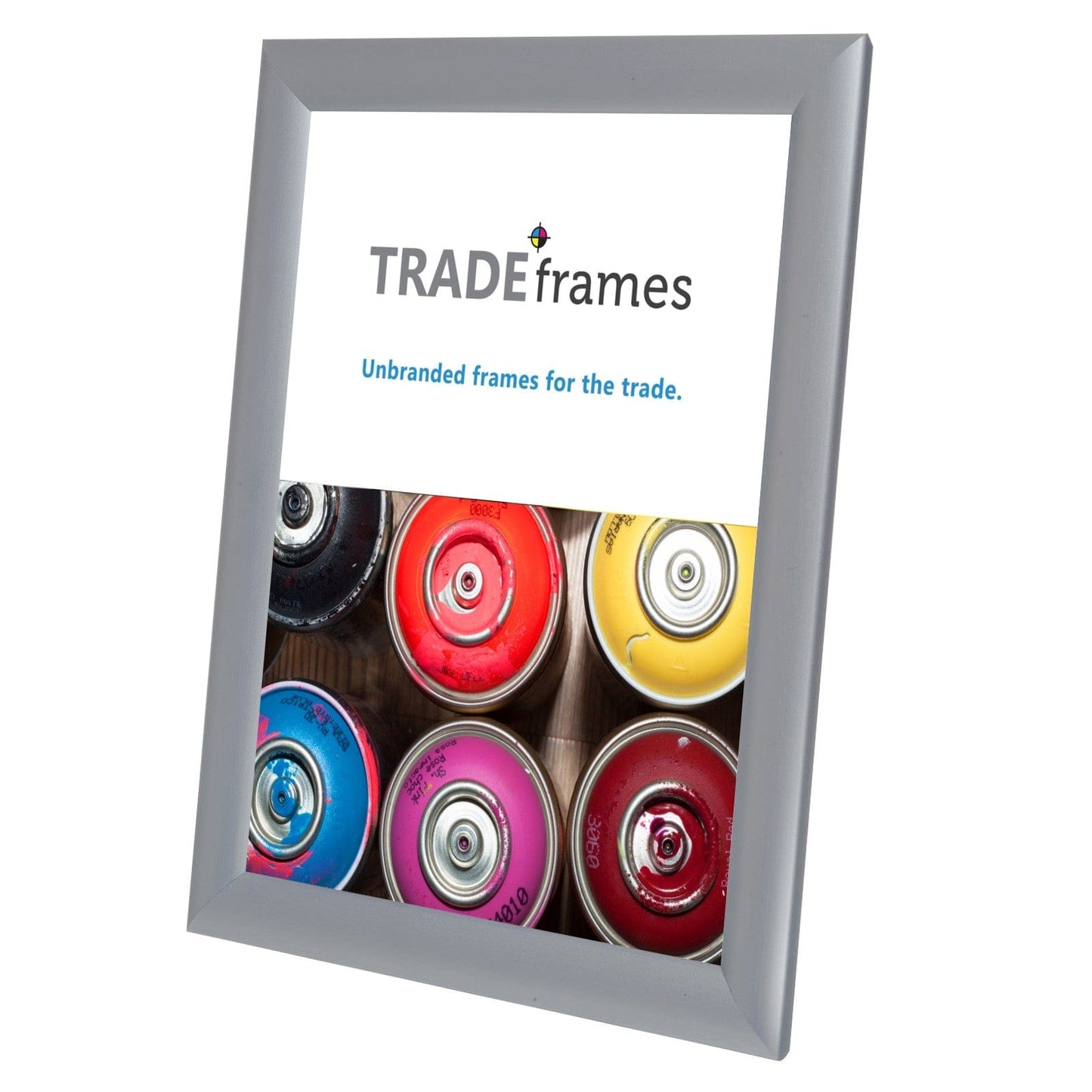 11x14 Silver Snap Frame - 1" Profile - Snap Frames Direct