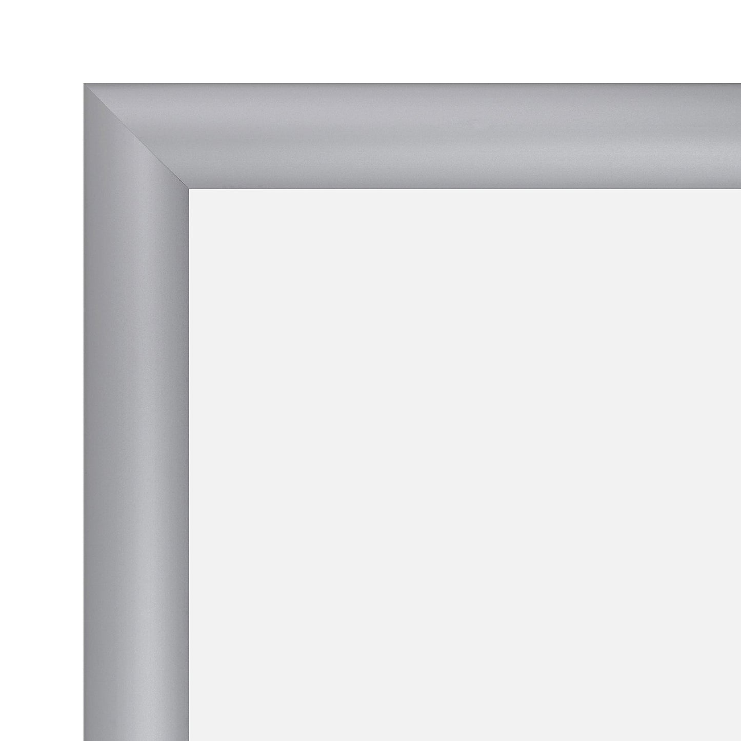 8x10 TRADEframe Silver Snap Frame 8x10 - 1.2 inch profile - Snap Frames Direct