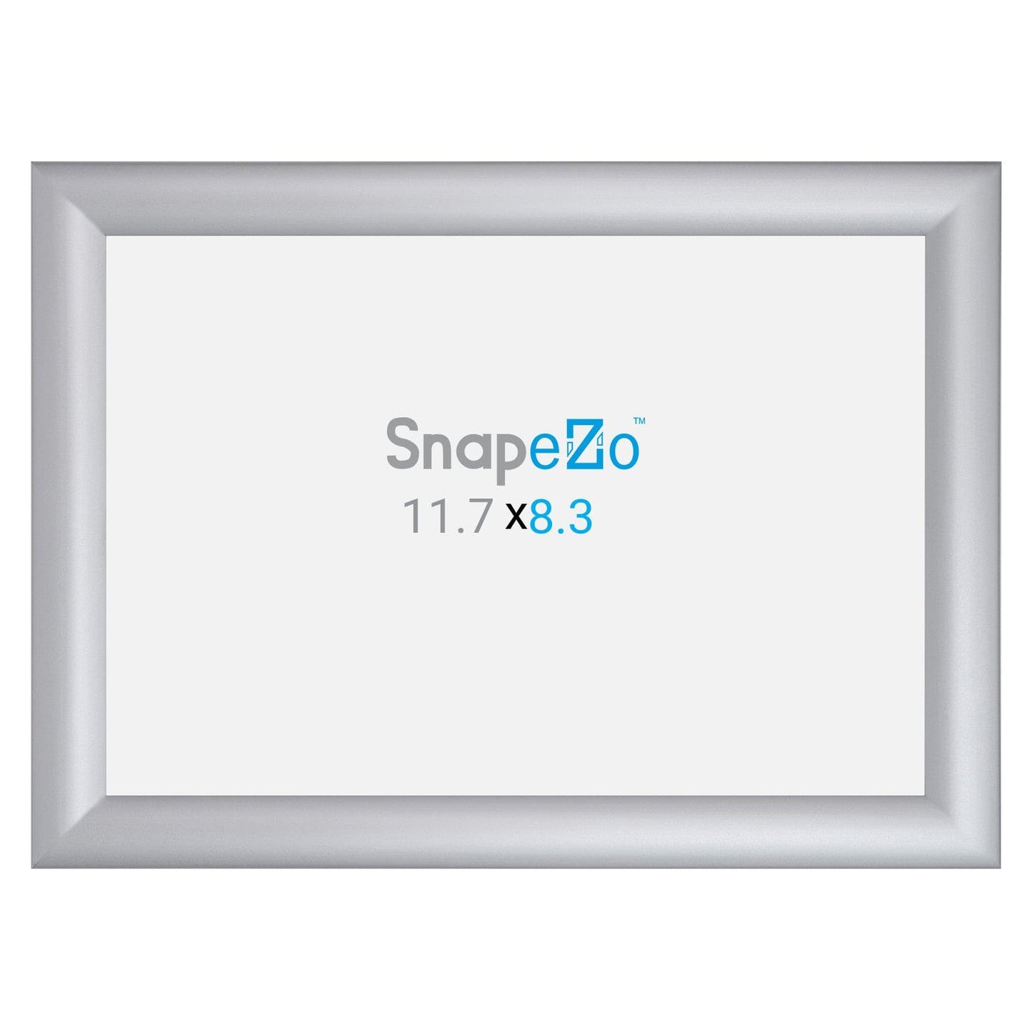 A4 Silver SnapeZo® Snap Frame - 1.2" Profile - Snap Frames Direct