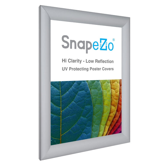 A4 Silver SnapeZo® Snap Frame - 1.2" Profile - Snap Frames Direct