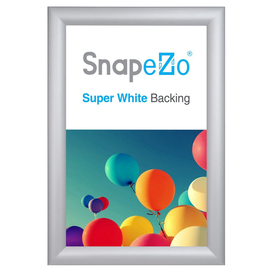 11x16 Silver SnapeZo® Snap Frame - 1.2" Profile - Snap Frames Direct
