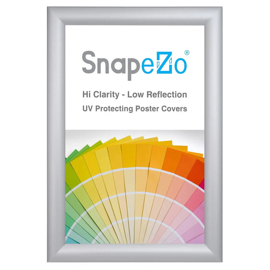 11x17 Silver SnapeZo® Snap Frame 1.2-inch Profile - Snap Frames Direct