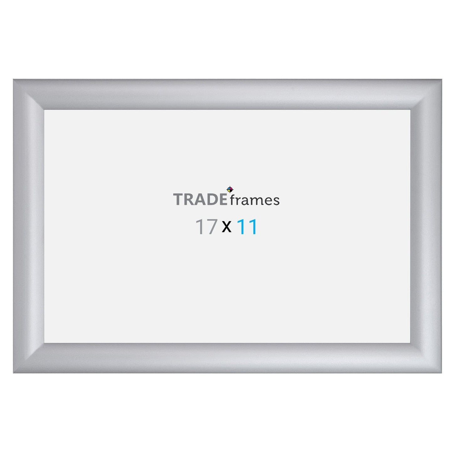 11x17 Silver TRADEframe Snap Frame - 1.2" Profile - Snap Frames Direct