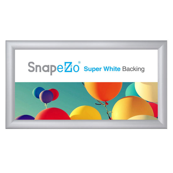 7x14 Silver SnapeZo® Snap Frame - 1.2" Profile - Snap Frames Direct