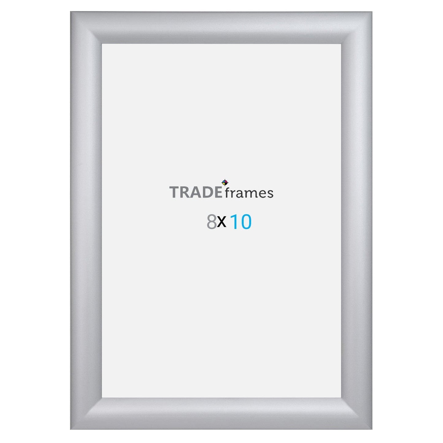 8x10 TRADEframe Silver Snap Frame 8x10 - 1.2 inch profile - Snap Frames Direct