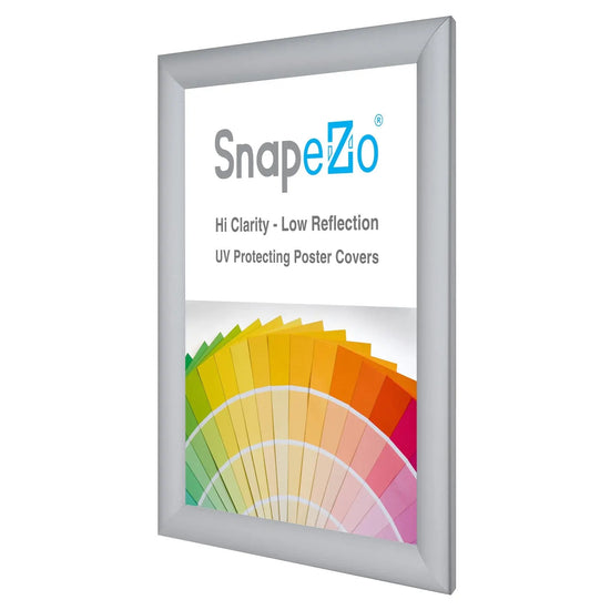 8.5x11 Silver SnapeZo® Snap Frame - 1.2" Profile - Snap Frames Direct