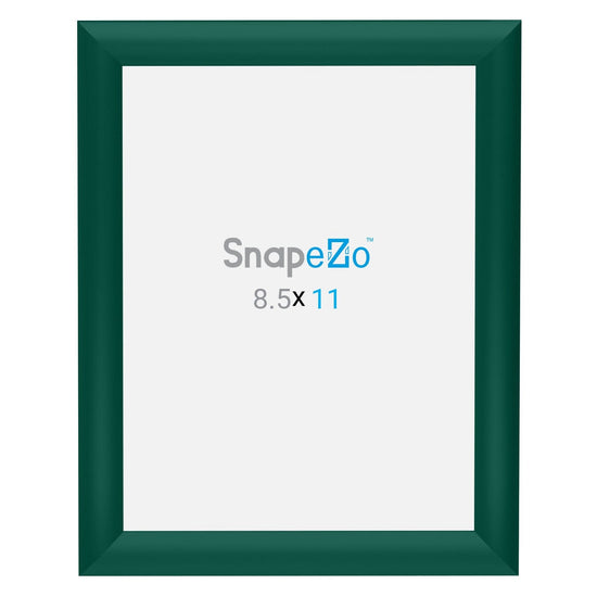 8.5x11 Green SnapeZo® Snap Frame - 1" Profile - Snap Frames Direct