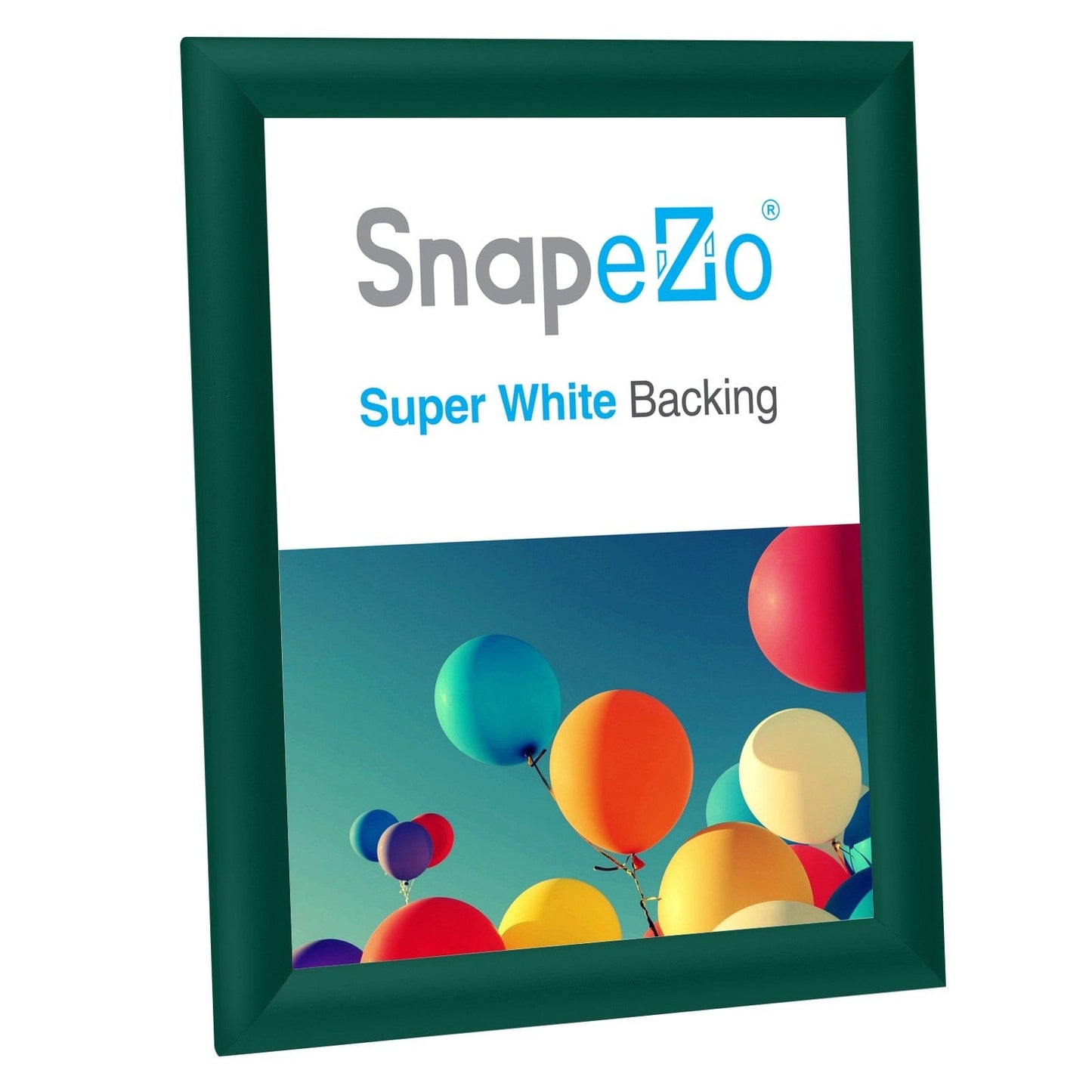 11x14 Green SnapeZo® Snap Frame - 1" Profile - Snap Frames Direct