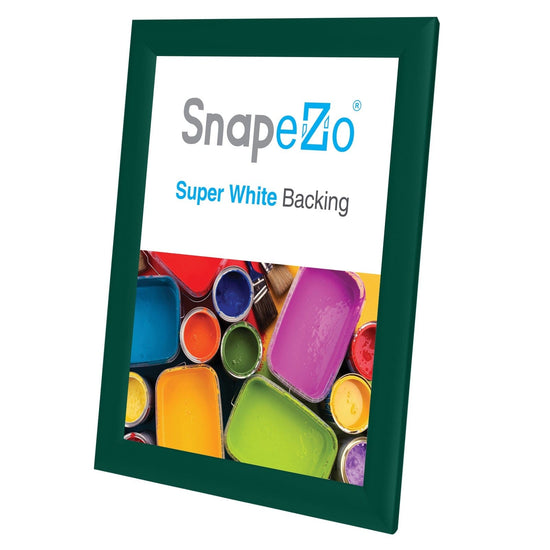 11x14 Green SnapeZo® Snap Frame - 1" Profile - Snap Frames Direct