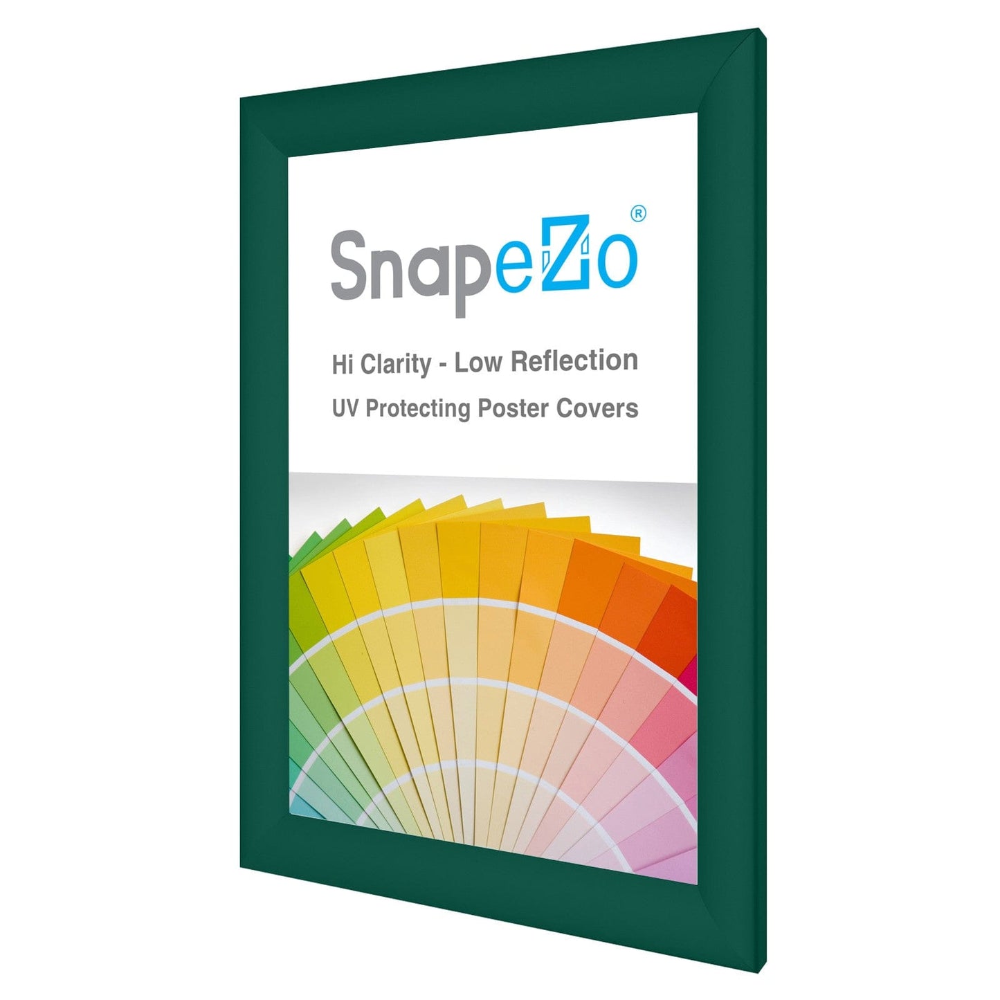 11x17 Green SnapeZo® Snap Frame - 1.2" Profile - Snap Frames Direct