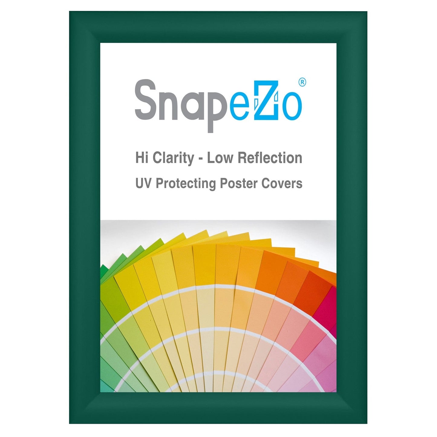 8x10 Green SnapeZo® Snap Frame - 1.2" Profile - Snap Frames Direct