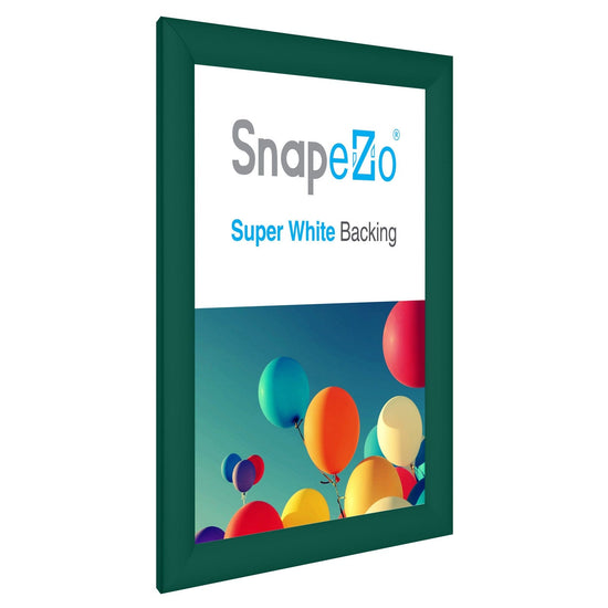 8x10 Green SnapeZo® Snap Frame - 1.2" Profile - Snap Frames Direct
