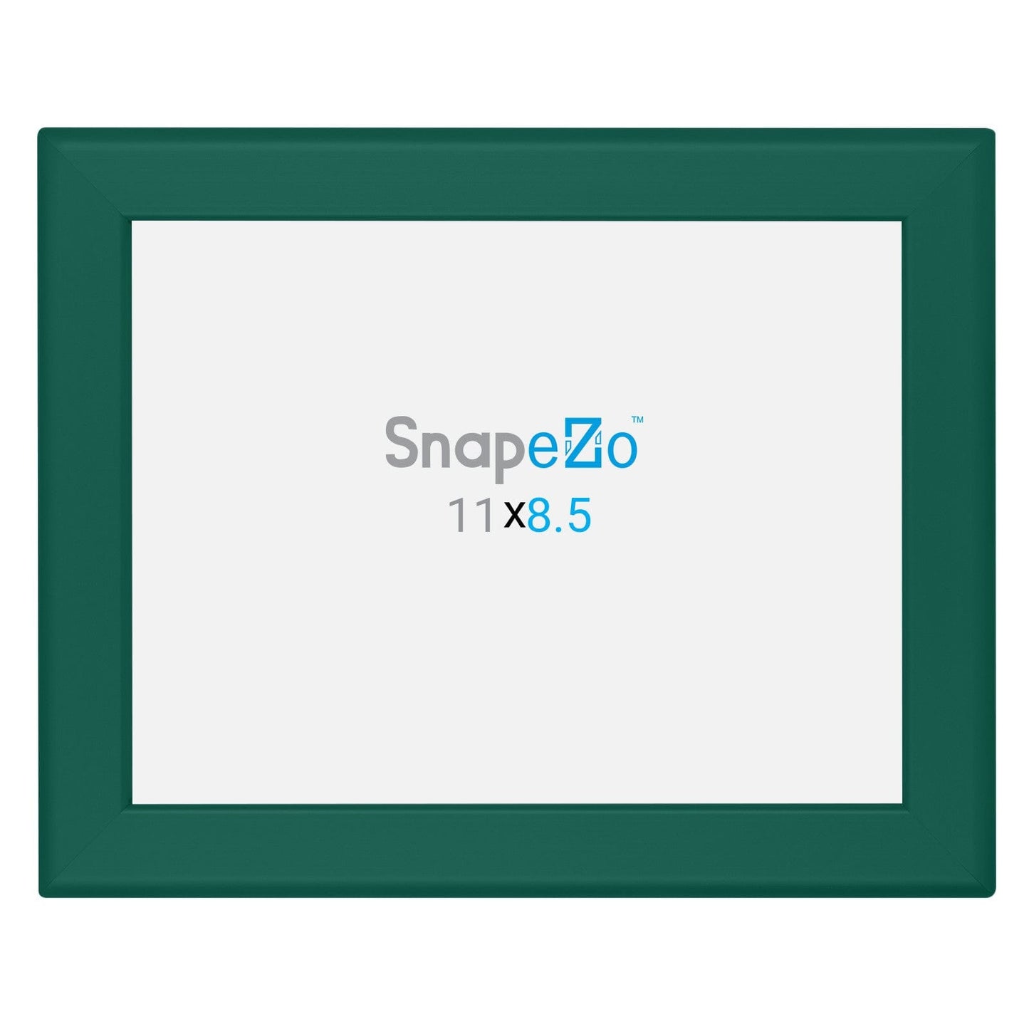 8.5x11 Green SnapeZo® Snap Frame - 1.25" Profile - Snap Frames Direct