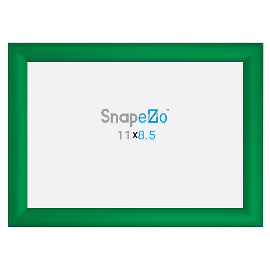 8.5x11 Light Green SnapeZo® Snap Frame - 1.2" Profile - Snap Frames Direct