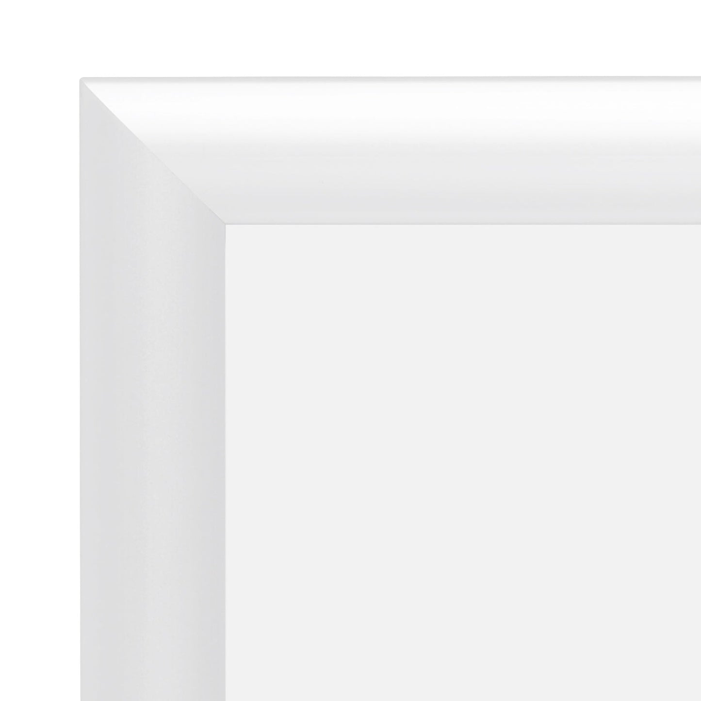 8.5x11 White SnapeZo® Poster Snap Frame 1" - Snap Frames Direct
