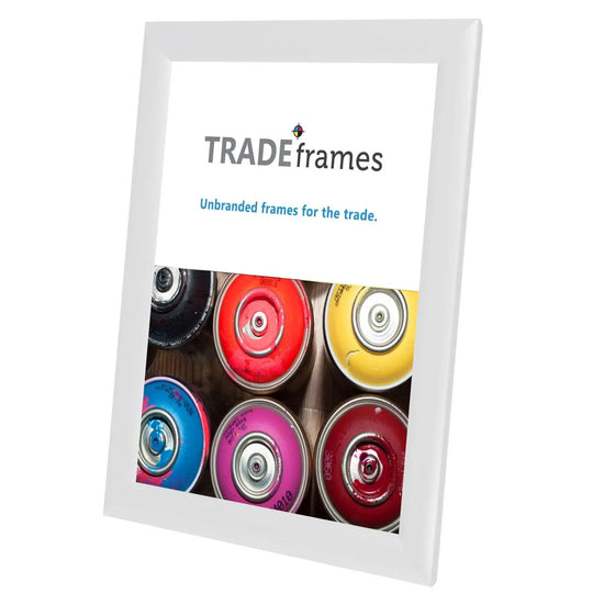 8.5x11 White Snap Frame - 1" Profile - Snap Frames Direct