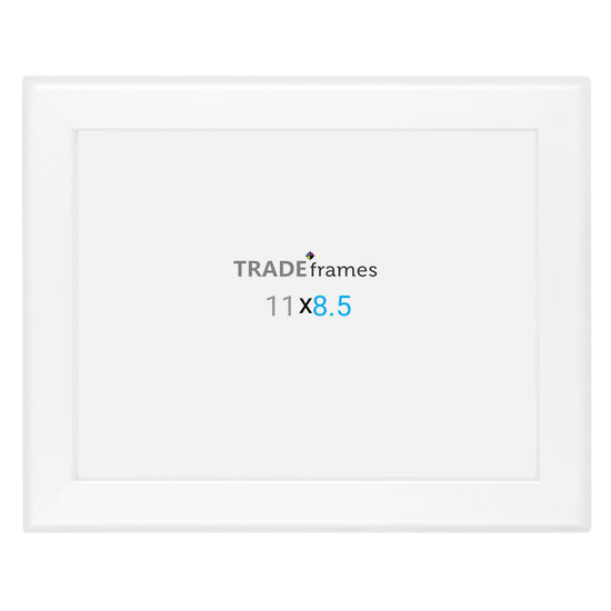 8.5x11 TRADEframe White Snap Frame 8.5x11 - 1.25 inch profile - Snap Frames Direct
