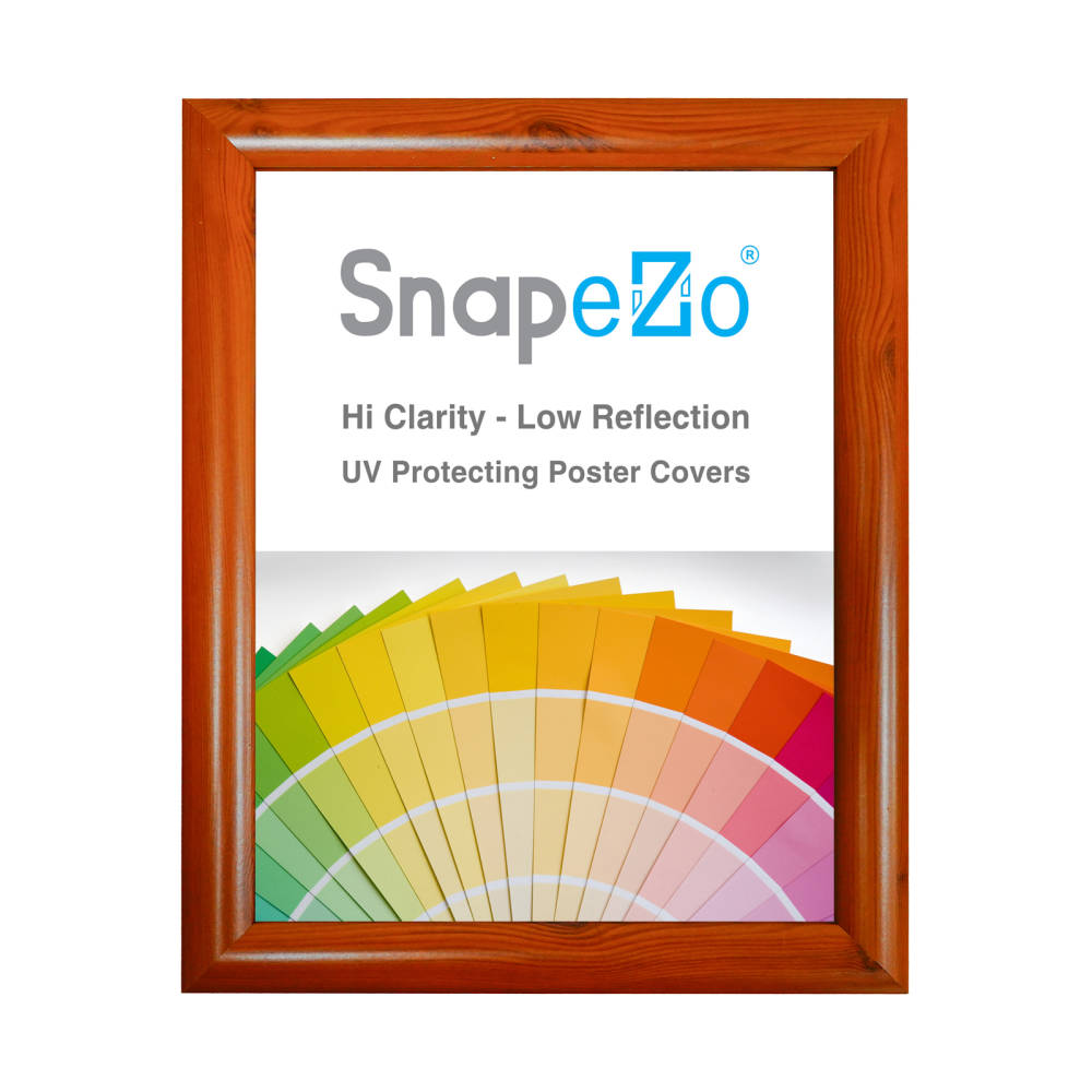 5.83 x 8.27 inches (A5 Size) Wood Effect Photo Frame 1 Inch Snapezo®
