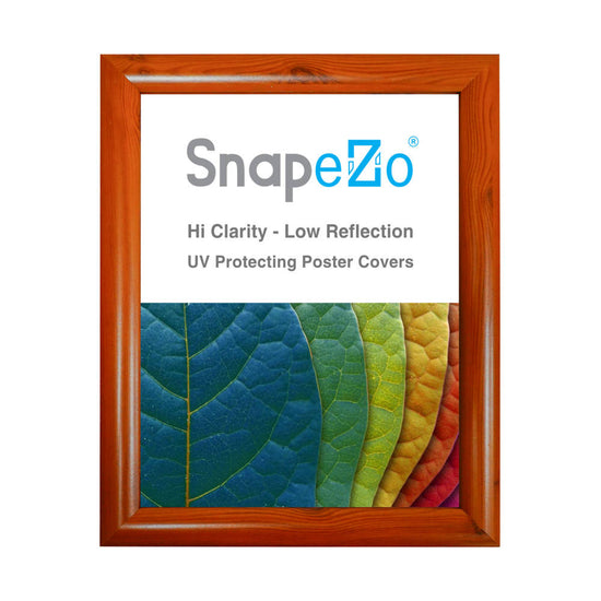 8.5x14 Wood Effect Certificate Frame 1 Inch Snapezo®