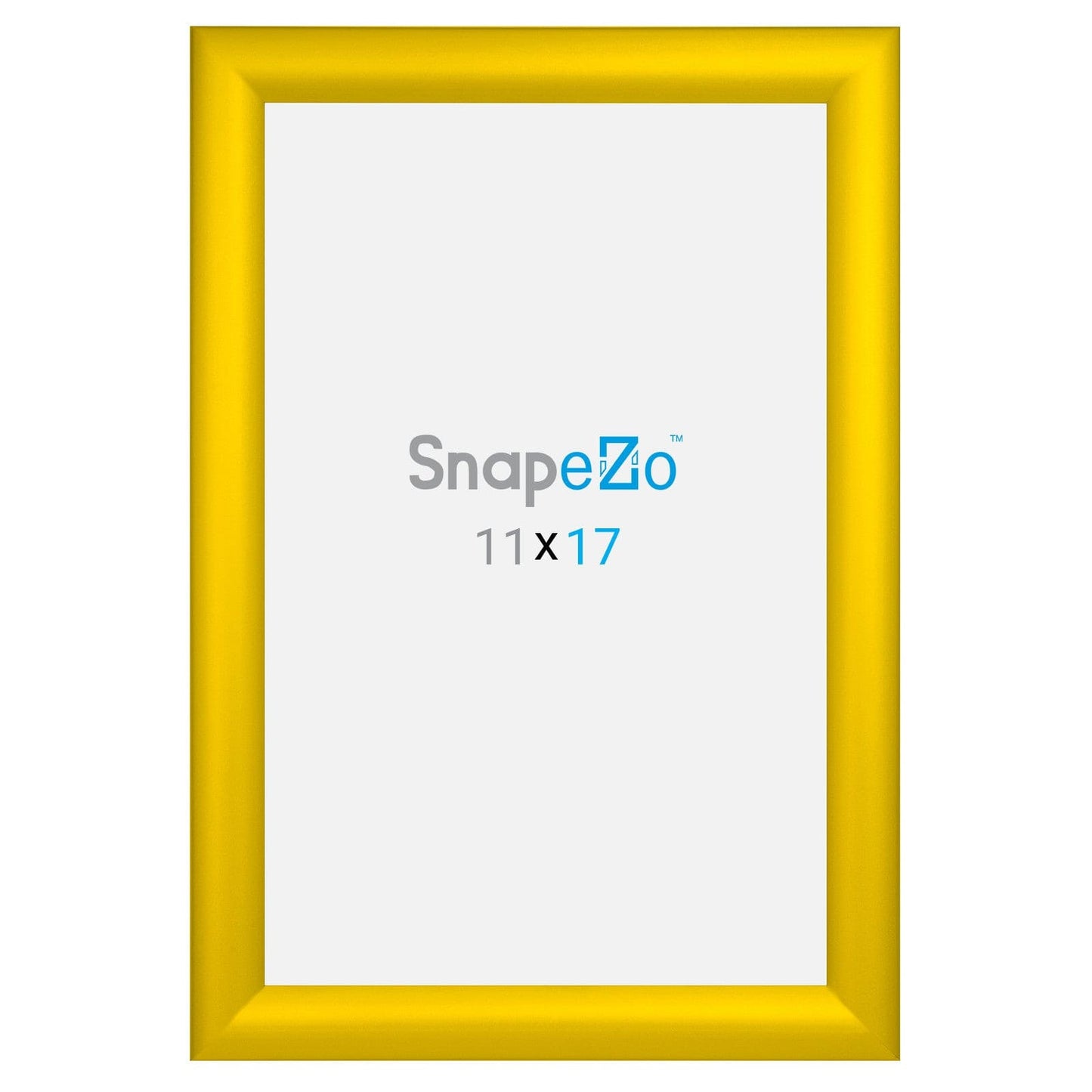 11x17 Yellow SnapeZo® Snap Frame - 1.2" Profile - Snap Frames Direct