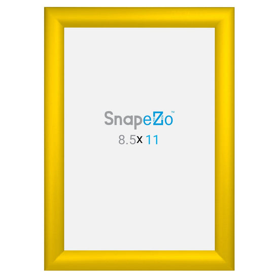 8.5x11 Yellow SnapeZo® Snap Frame - 1.2" Profile - Snap Frames Direct