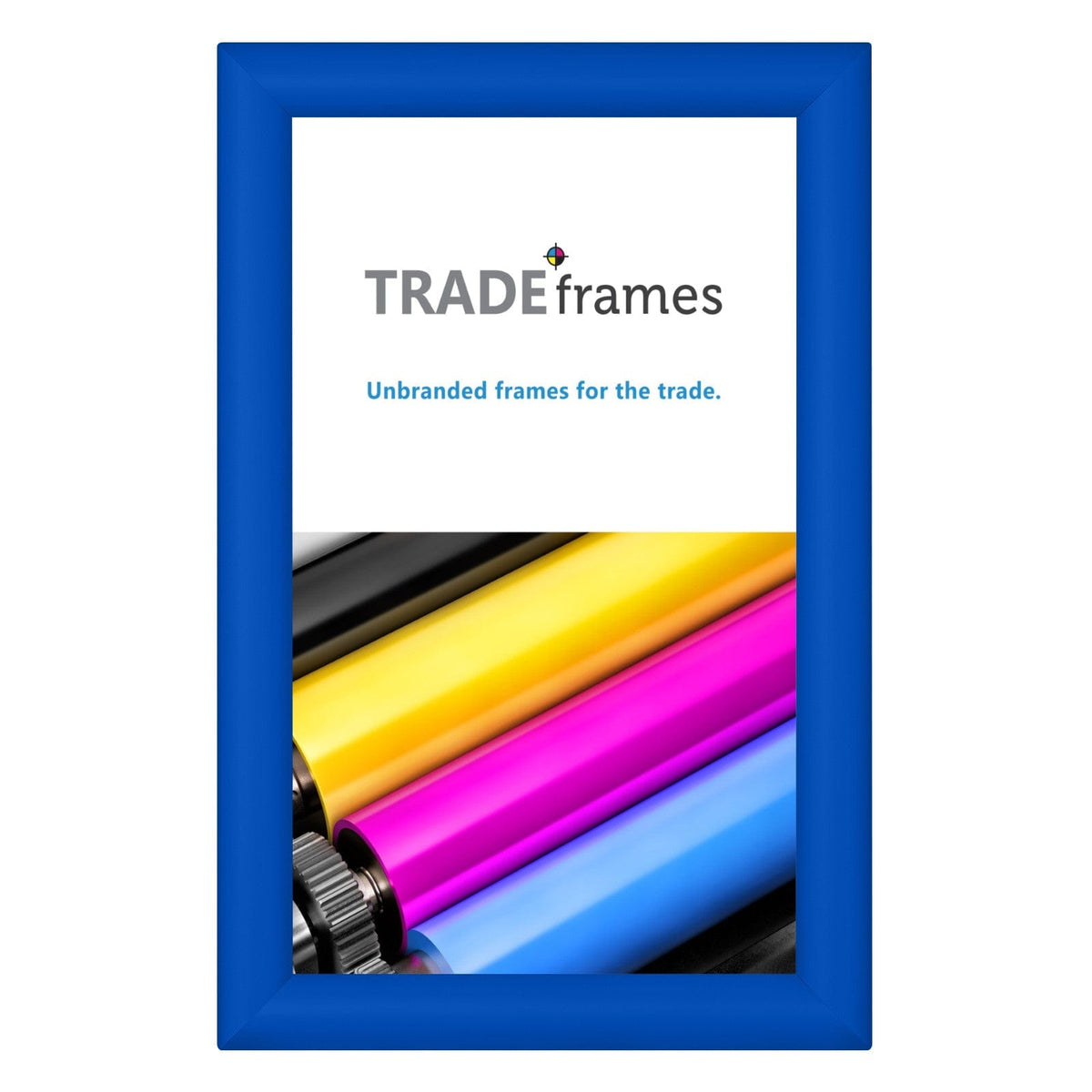8.5x14 Blue Snap Frame 8.5x14 - 1.2 inch Profile – Snap Frames Direct