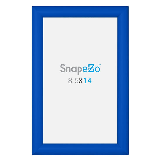 8.5x14 Blue SnapeZo® Snap Frame - 1.2" Profile - Snap Frames Direct
