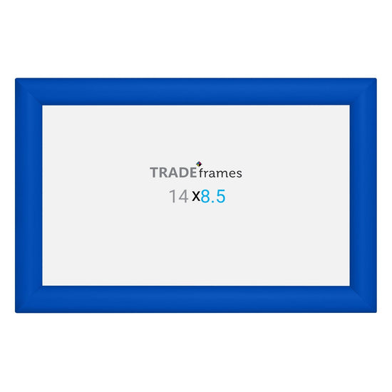 8.5x14 TRADEframe Blue Snap Frame 8.5x14 - 1.2 inch profile - Snap Frames Direct