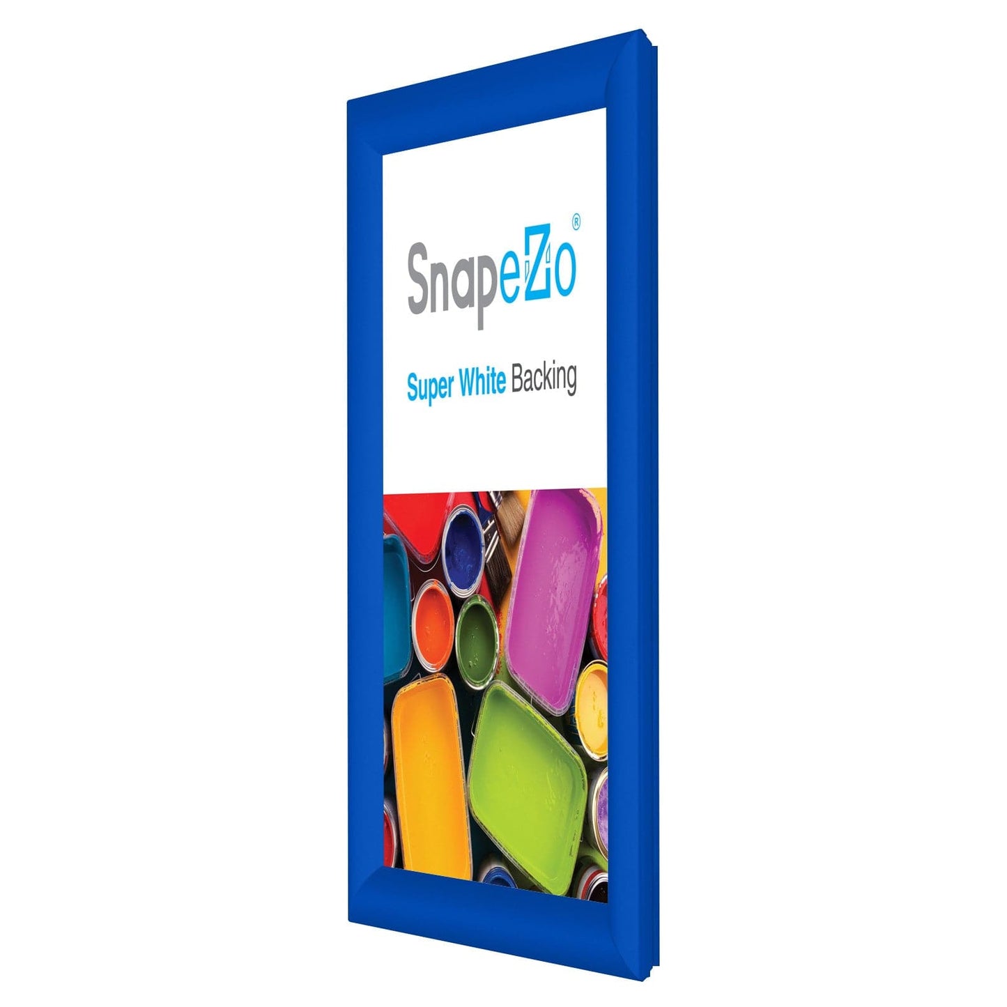 8.5x14 Blue SnapeZo® Snap Frame - 1.2" Profile - Snap Frames Direct