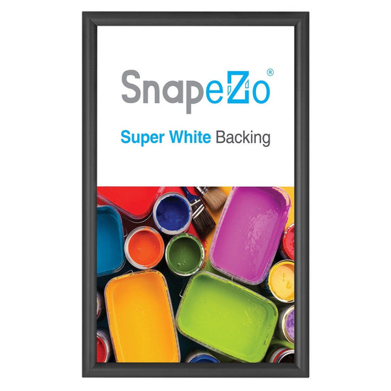 8.5x14 Black SnapeZo® Snap Frame - 0.6" Profile - Snap Frames Direct