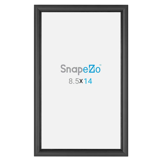 8.5x14 Black SnapeZo® Snap Frame - 0.6" Profile - Snap Frames Direct