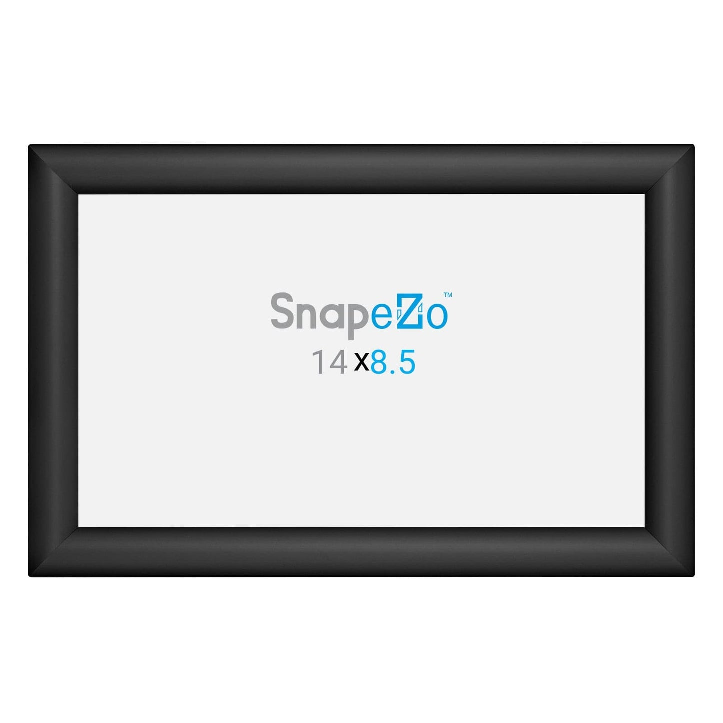 8.5x14 Black SnapeZo® Snap Frame - 1.2" Profile - Snap Frames Direct