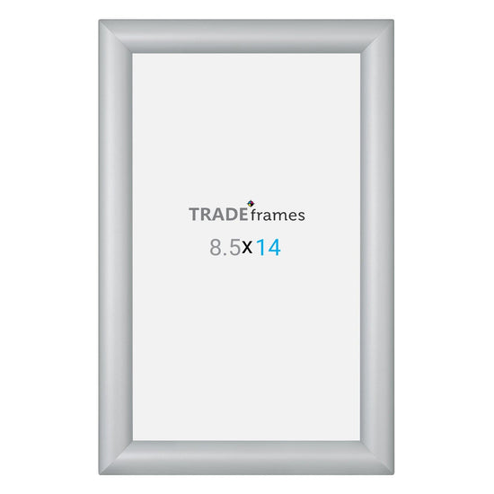 8.5x14 TRADEframe Silver Snap Frame 8.5x14 - 1.2 inch profile - Snap Frames Direct