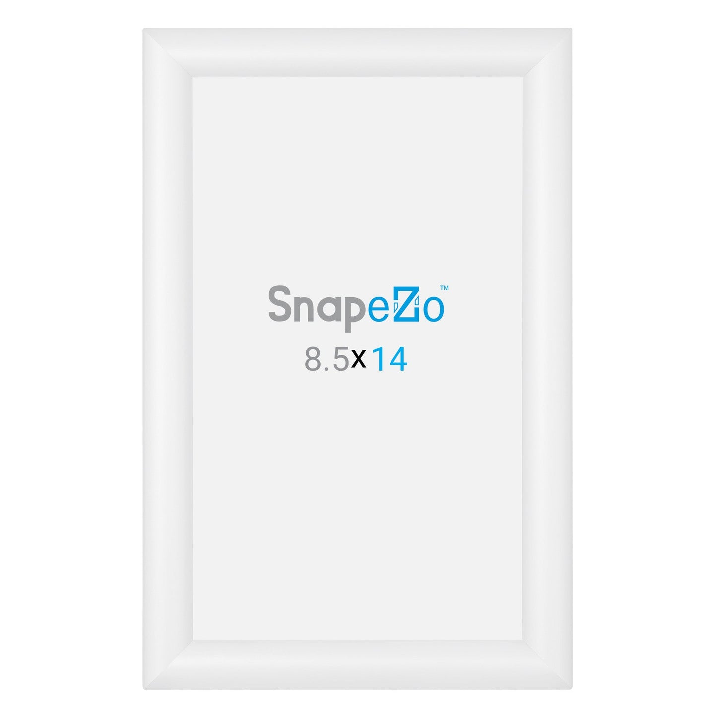 8.5x14 White SnapeZo® Snap Frame - 1.2" Profile - Snap Frames Direct